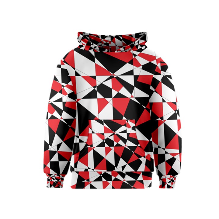 Shattered Life Tricolor Kid s Pullover Hoodie