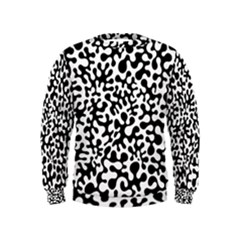 Black And White Blots Kid s Sweatshirt