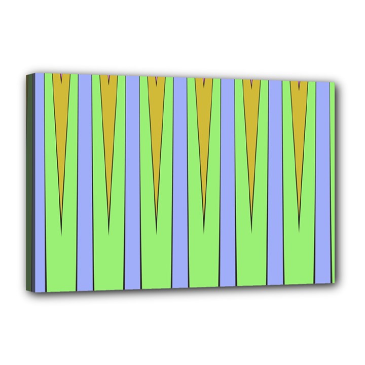 Spikes Canvas 18  x 12  (Stretched)