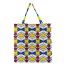 Colorful rhombus chains Grocery Tote Bag View2