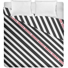 Selina Zebra Duvet Cover (king Size)