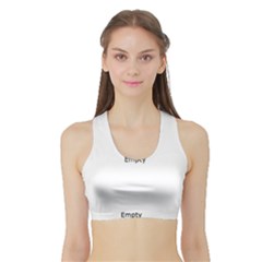 Luxury Modern Baroque Women s Sports Bra With Border