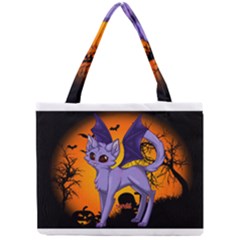 Seruki Vampire Kitty Cat Tiny Tote Bags by Seruki