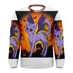 Seruki Vampire Kitty Cat Men s Long Sleeve T-shirts by Seruki