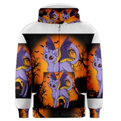 Seruki Vampire Kitty Cat Men s Zipper Hoodies by Seruki