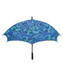 Blue Confetti Storm Golf Umbrellas View3