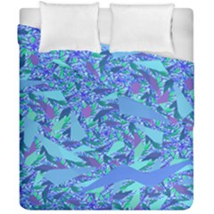 Blue Confetti Storm Duvet Cover (double Size)