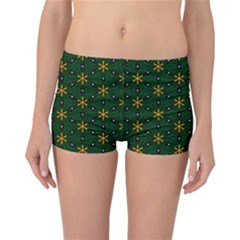 Cute Pretty Elegant Pattern Reversible Boyleg Bikini Bottoms