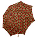 Lovely Trendy Pattern Background Pattern Hook Handle Umbrellas (Small) View2