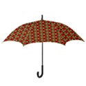 Lovely Trendy Pattern Background Pattern Hook Handle Umbrellas (Small) View3