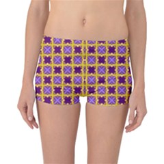 Cute Pretty Elegant Pattern Reversible Boyleg Bikini Bottoms