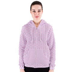 Cute Pretty Elegant Pattern Women s Zipper Hoodies