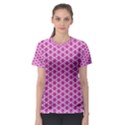 Cute Pretty Elegant Pattern Women s Sport Mesh Tees View1