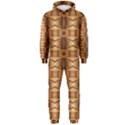 Faux Animal Print Pattern Hooded Jumpsuit (Men)  View1