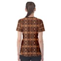 Faux Animal Print Pattern Women s Sport Mesh Tees View2