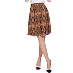 Faux Animal Print Pattern A-line Skirts by GardenOfOphir