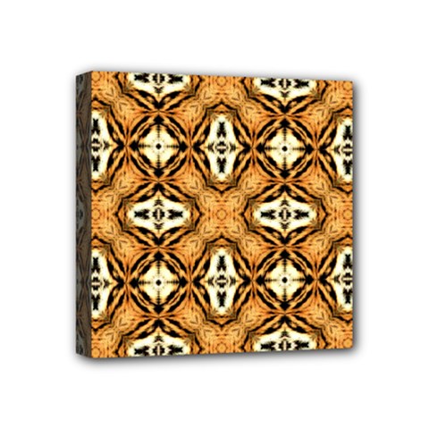 Faux Animal Print Pattern Mini Canvas 4  X 4 