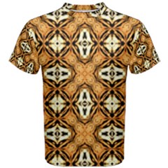 Faux Animal Print Pattern Men s Cotton Tees