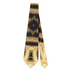 Faux Animal Print Pattern Neckties (two Side)  by GardenOfOphir