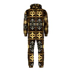 Faux Animal Print Pattern Hooded Jumpsuit (kids)