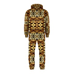 Faux Animal Print Pattern Hooded Jumpsuit (kids)