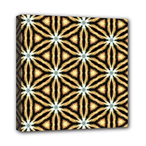 Faux Animal Print Pattern Mini Canvas 8  X 8  by GardenOfOphir