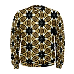 Faux Animal Print Pattern Men s Sweatshirts