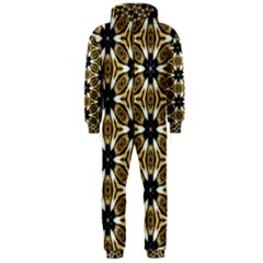 Faux Animal Print Pattern Hooded Jumpsuit (men) 