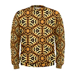 Faux Animal Print Pattern Men s Sweatshirts