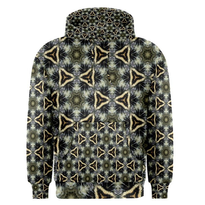 Faux Animal Print Pattern Men s Pullover Hoodies