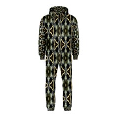 Faux Animal Print Pattern Hooded Jumpsuit (kids) by GardenOfOphir