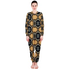 Faux Animal Print Pattern Onepiece Jumpsuit (ladies)  by GardenOfOphir