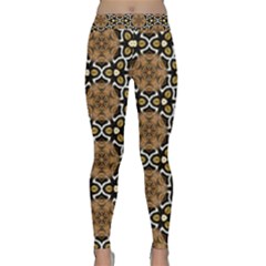 Faux Animal Print Pattern Yoga Leggings