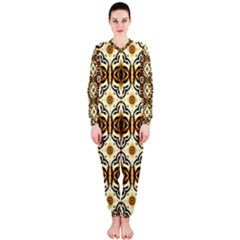 Faux Animal Print Pattern Onepiece Jumpsuit (ladies) 