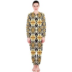 Faux Animal Print Pattern Onepiece Jumpsuit (ladies)  by GardenOfOphir