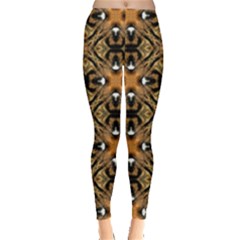 Faux Animal Print Pattern Women s Leggings by GardenOfOphir