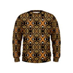 Faux Animal Print Pattern Boys  Sweatshirts