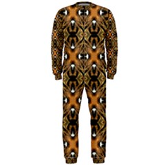 Faux Animal Print Pattern Onepiece Jumpsuit (men)  by GardenOfOphir