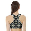 Faux Animal Print Pattern Women s Sports Bra with Border View2