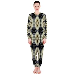 Faux Animal Print Pattern Onepiece Jumpsuit (ladies)  by GardenOfOphir