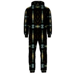 Faux Animal Print Pattern Hooded Jumpsuit (men)  by GardenOfOphir