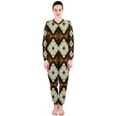 Faux Animal Print Pattern Onepiece Jumpsuit (ladies) 