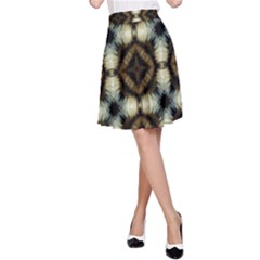 Faux Animal Print Pattern A-line Skirts by GardenOfOphir