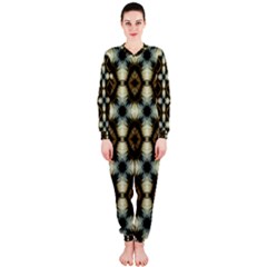 Faux Animal Print Pattern Onepiece Jumpsuit (ladies) 