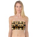 Faux Animal Print Pattern Women s Bandeau Tops View1