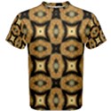 Faux Animal Print Pattern Men s Cotton Tees View1