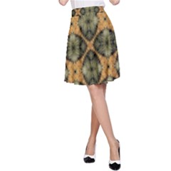 Faux Animal Print Pattern A-line Skirts by GardenOfOphir