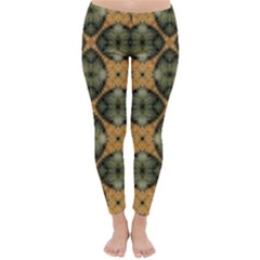 Faux Animal Print Pattern Winter Leggings by GardenOfOphir