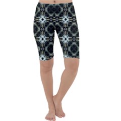 Faux Animal Print Pattern Cropped Leggings