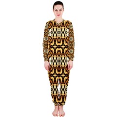 Faux Animal Print Pattern Onepiece Jumpsuit (ladies) 